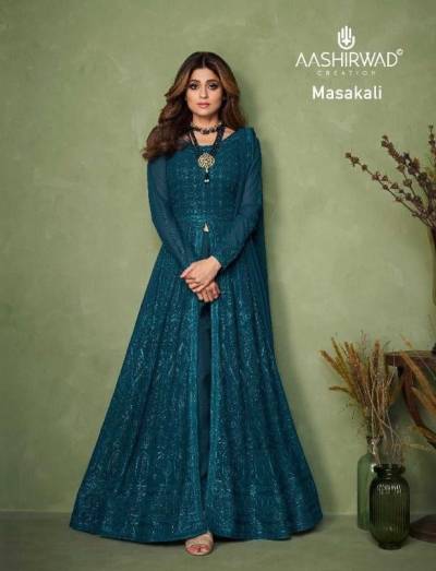Masakali By Aashirwad Designer Partywear Gown Collection